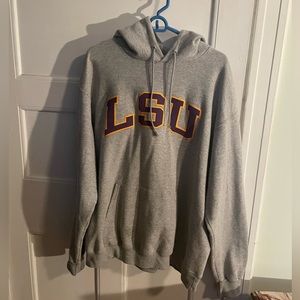 LSU grey champion hoodie.